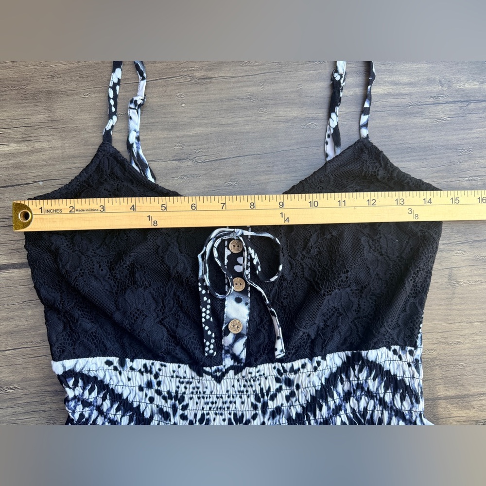 Joe Browns Black & White Boho Maxi Dress — Size 6 - Picture 8 of 12